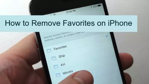 how to remove favorites on iphone