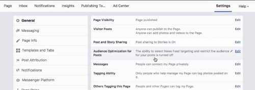 how to add an admin to a facebook page: step 1