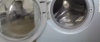 Water in the washing machine