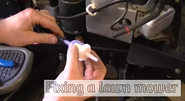Fixing a lawn mower