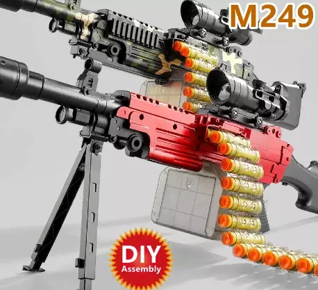 M249 Soft Bullet Gun Toy