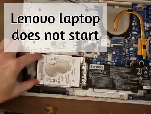 Lenovo laptop does not start