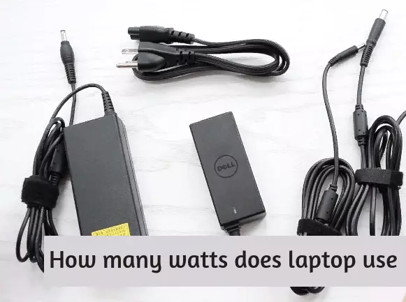 how many watts does laptop use