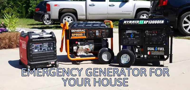 emergency generator for your house