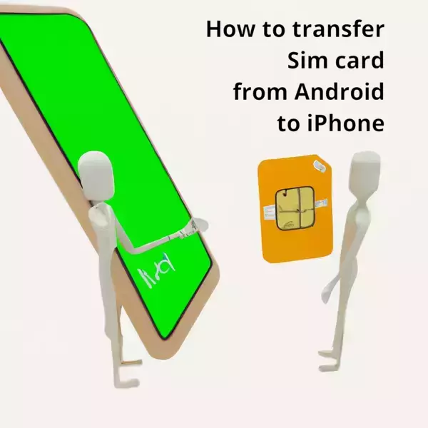 How to transfer Sim card from Android to iPhone