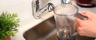Cleaning a Used Blender